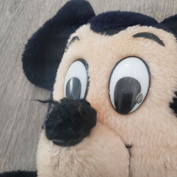 Vintage Mickey Mouse Walt Disney Productions 14" Plush Shredded Clippings Fill - Picture 3 of 9